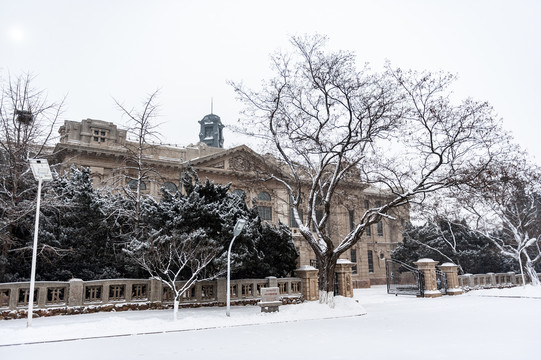 雪后旅顺博物馆