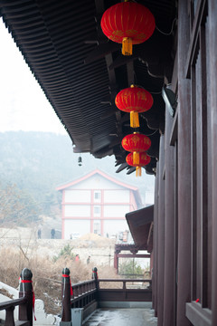 寺庙庙宇屋檐素材