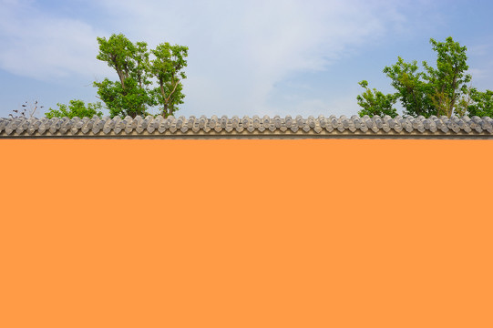 中国风院墙