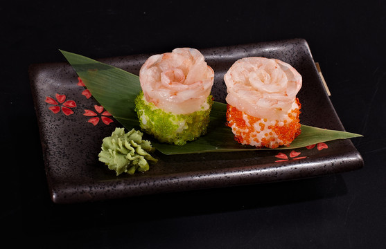 花型虾寿司