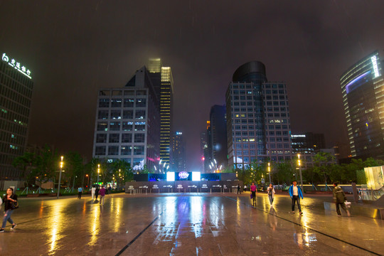 江苏苏州世纪广场夜景