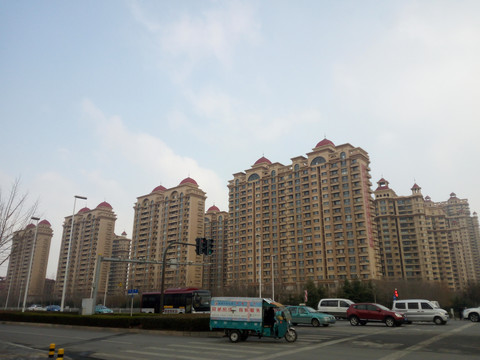 张店蓝天风光