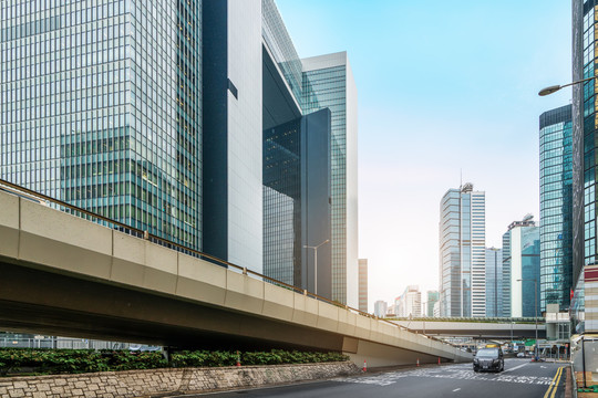 香港中环建筑街道