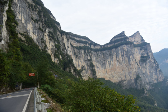 湖北省恩施大峡谷景区群山风景