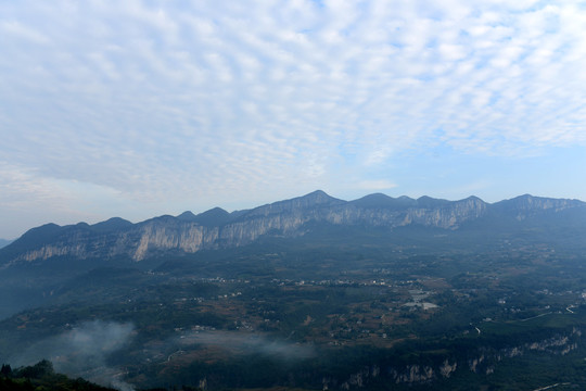 大峡谷景观大山森林