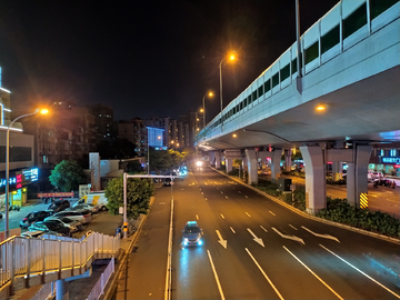 城市道路夜景