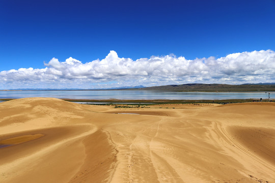 青海湖沙漠