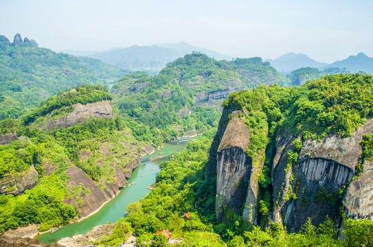 武夷山天游峰九曲溪