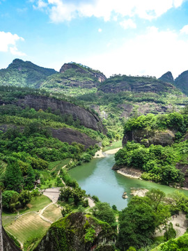 武夷山天游峰九曲溪