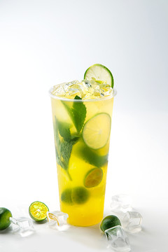 青柠绿茶