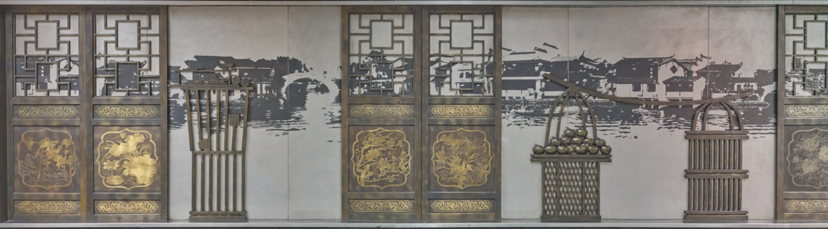 老上海背景墙