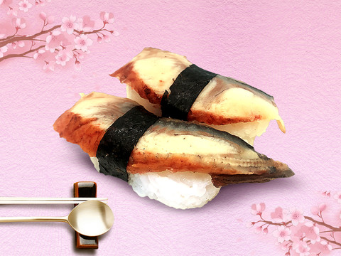 寿司手握黄希鲮鱼