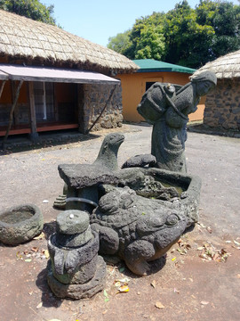 济州岛石雕