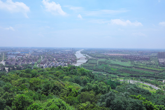 城市上空