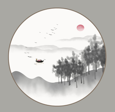 山水画