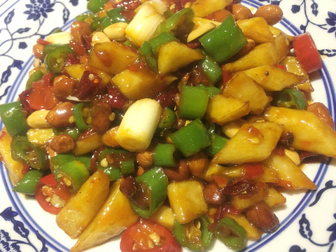 中华美食中餐鱼香山药