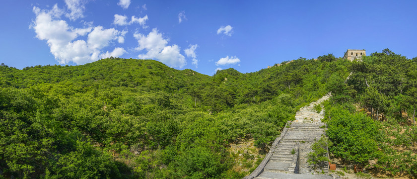 撞道口长城大画幅