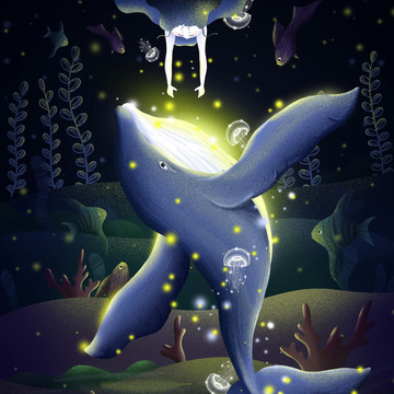 萤灵之光治愈系深海鲸之灵