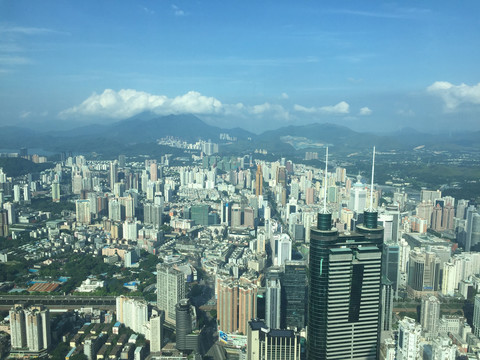 鸟瞰深圳