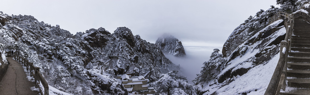 黄山雪景