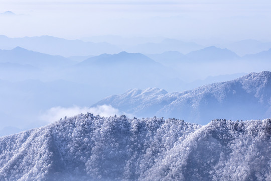 黄山雪景