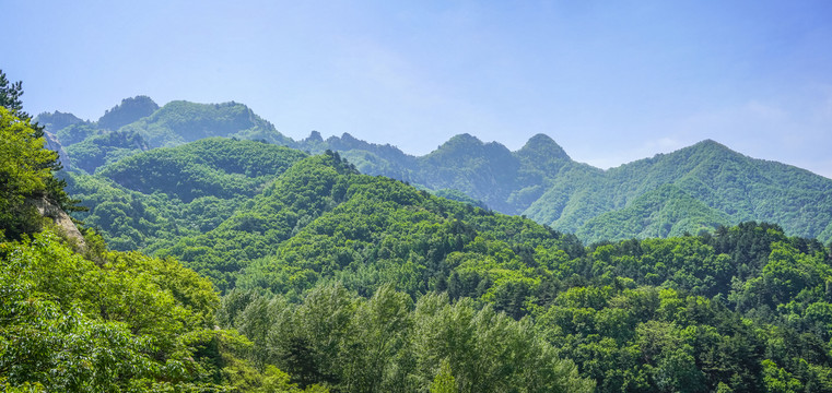 云蒙山全景大画幅