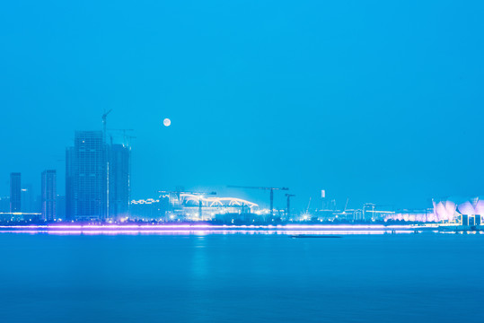 杭州钱江南岸夜景