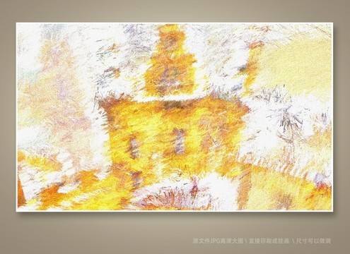 抽象油画