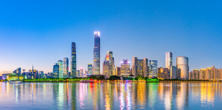广州珠江新城夜景