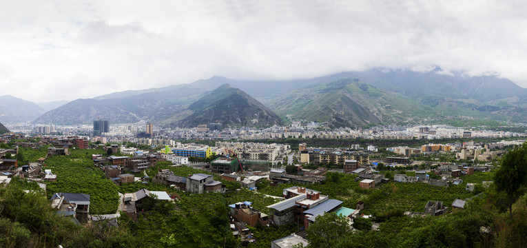 茂县全景