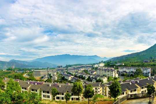 攀枝花阿署达村全景