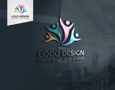企业人物logo设计