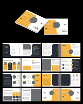 创意公司产品手册id设计模板