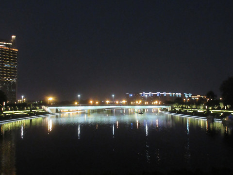 郑东新区CBD夜景