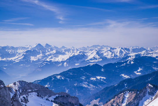 阿尔卑斯雪峰