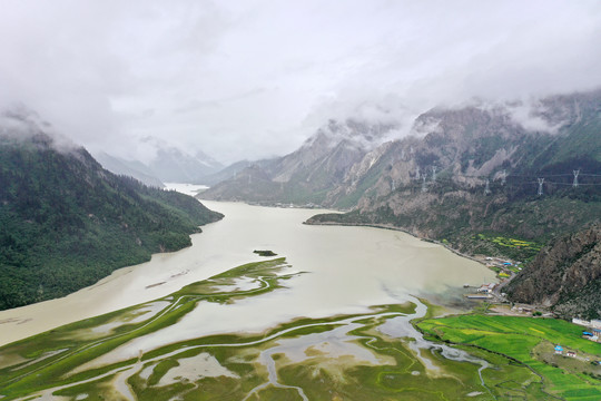 然乌湖全景6