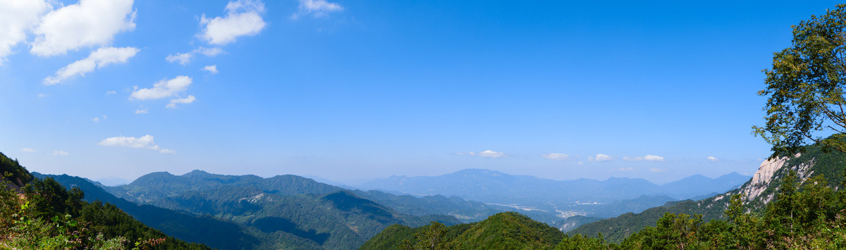 湖北天堂寨国家地质公园夏日风光