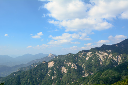 湖北天堂寨国家地质公园夏日风光