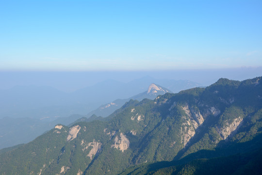 湖北天堂寨国家地质公园夏日风光