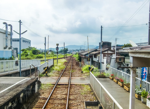 日本乡间的铁路
