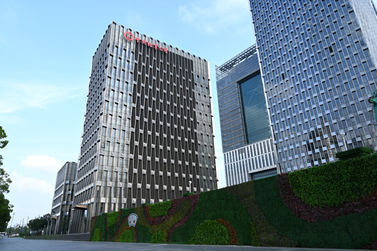 浦东金融中心现代建筑群