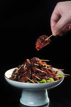 牙签牛肉