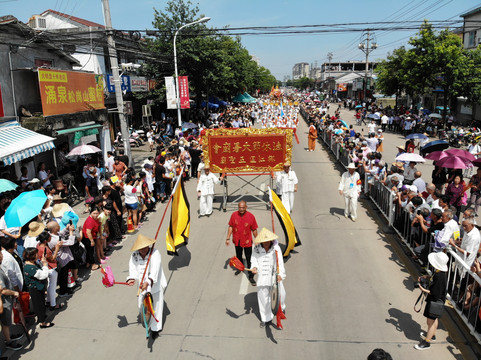 台州椒江葭沚街道五圣殿送大暑