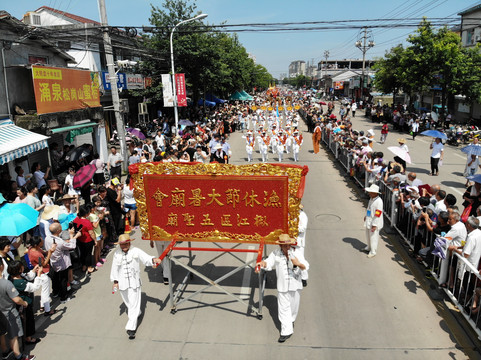 台州椒江葭沚街道五圣殿送大暑