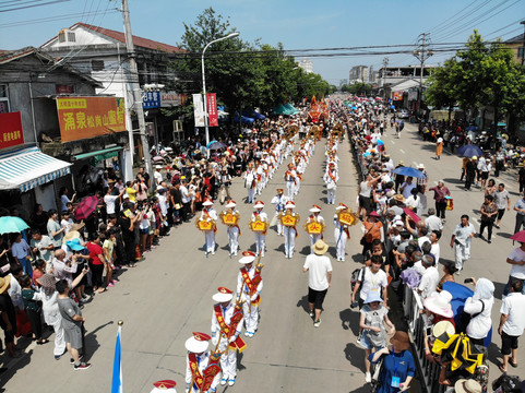 台州椒江葭沚街道五圣殿送大暑