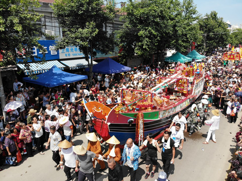 台州椒江葭沚街道五圣殿送大暑