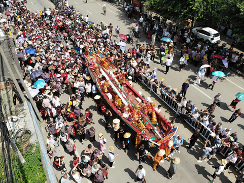 台州椒江葭沚街道五圣殿送大暑