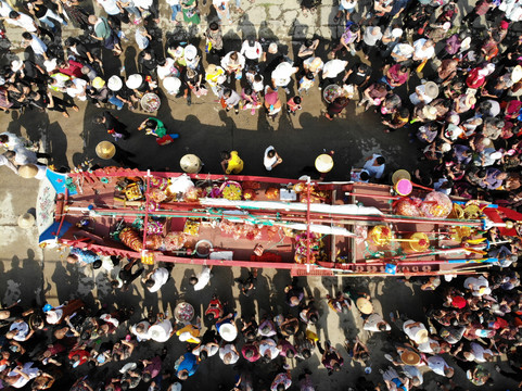 台州椒江葭沚街道五圣殿送大暑