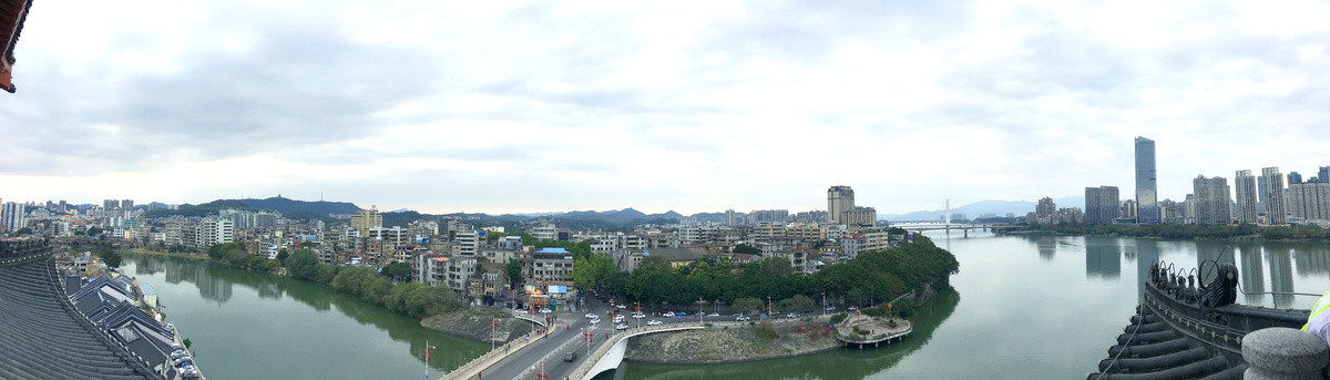 惠州城市超广角360度全景