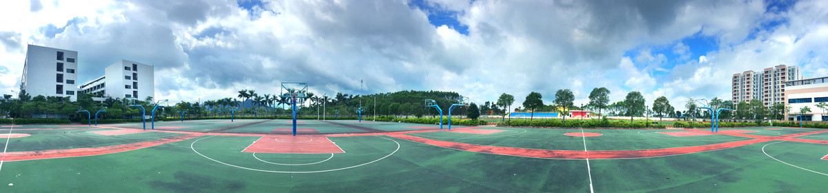 学校篮球球场比赛场地